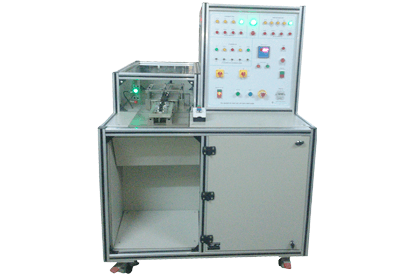 The Switch Di-Electric Test Bench is designed to verify the high voltage testing of household and rocker switches